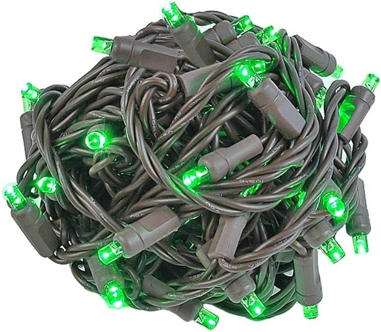 Christmas Green LED Mini's 100ct Stringer