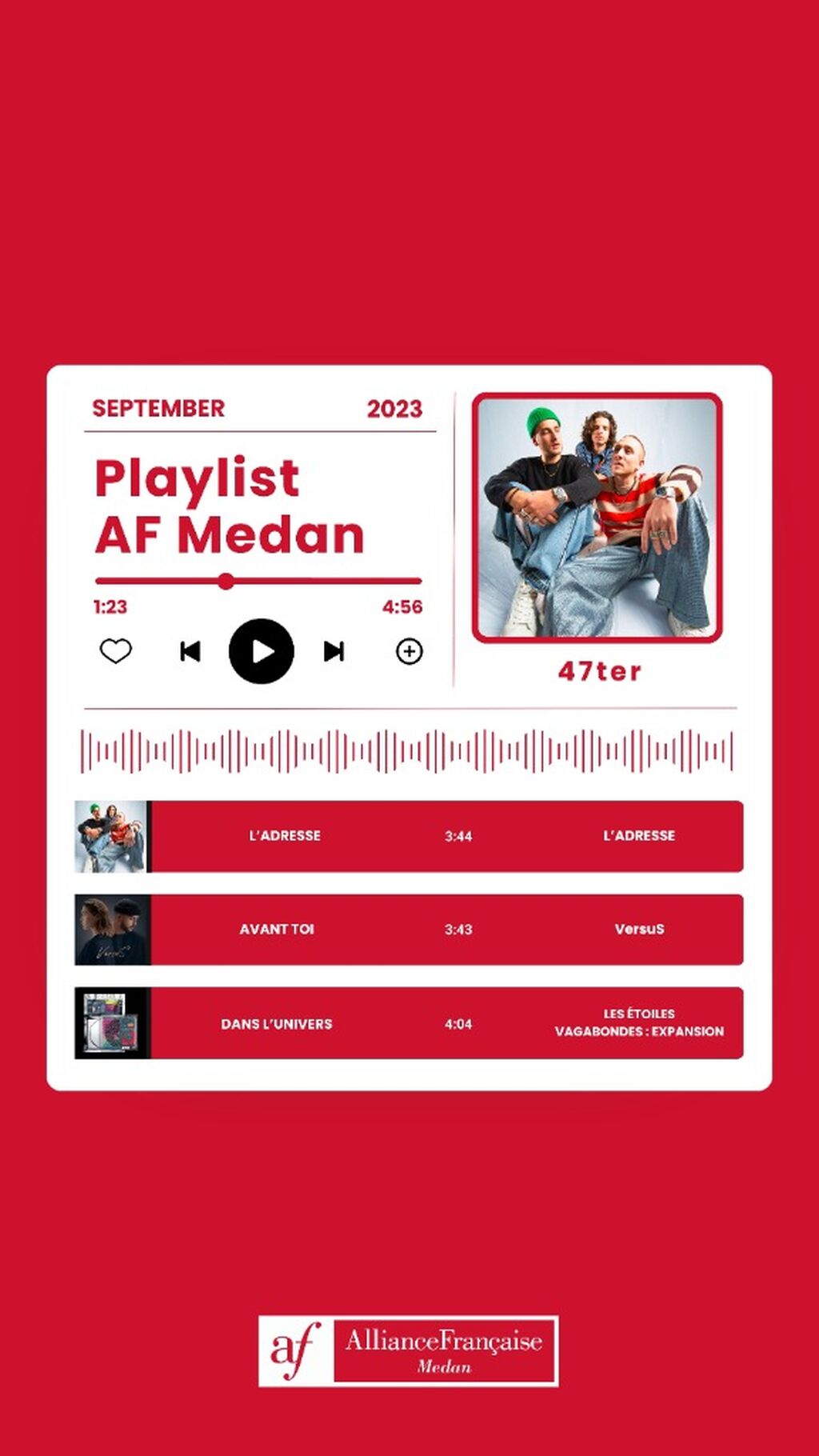 PLAYLIST SEPTEMBER 2023