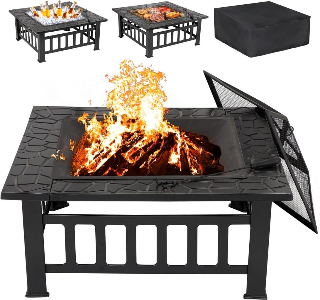 LEMY 32inch Outdoor Fire Pit
