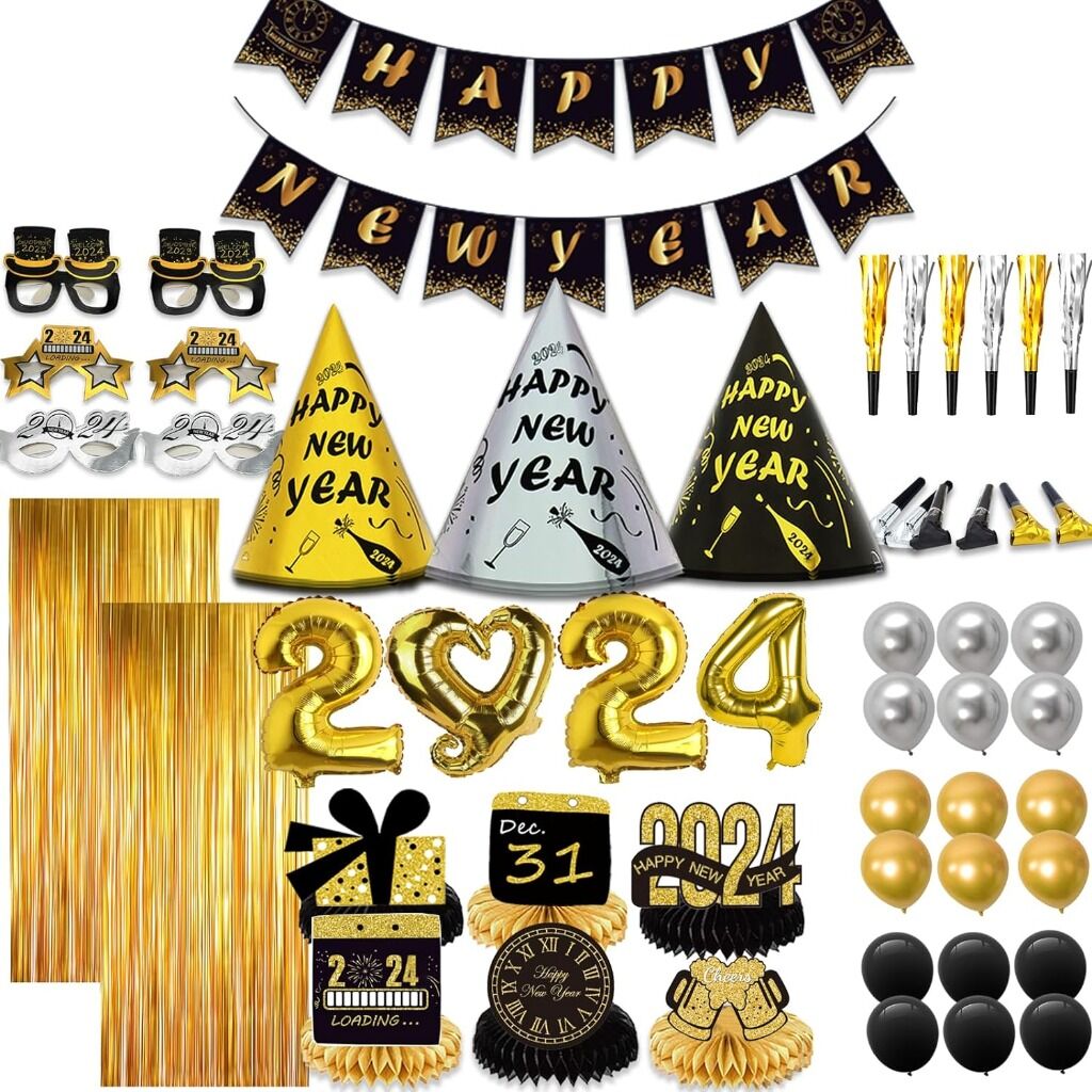 New Years Party Supplies 2024
