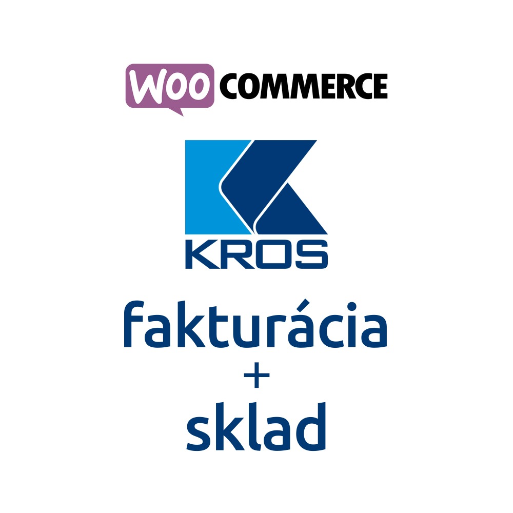 WooCommerce KROS Faktur&aacute;cia + Sklad Connector