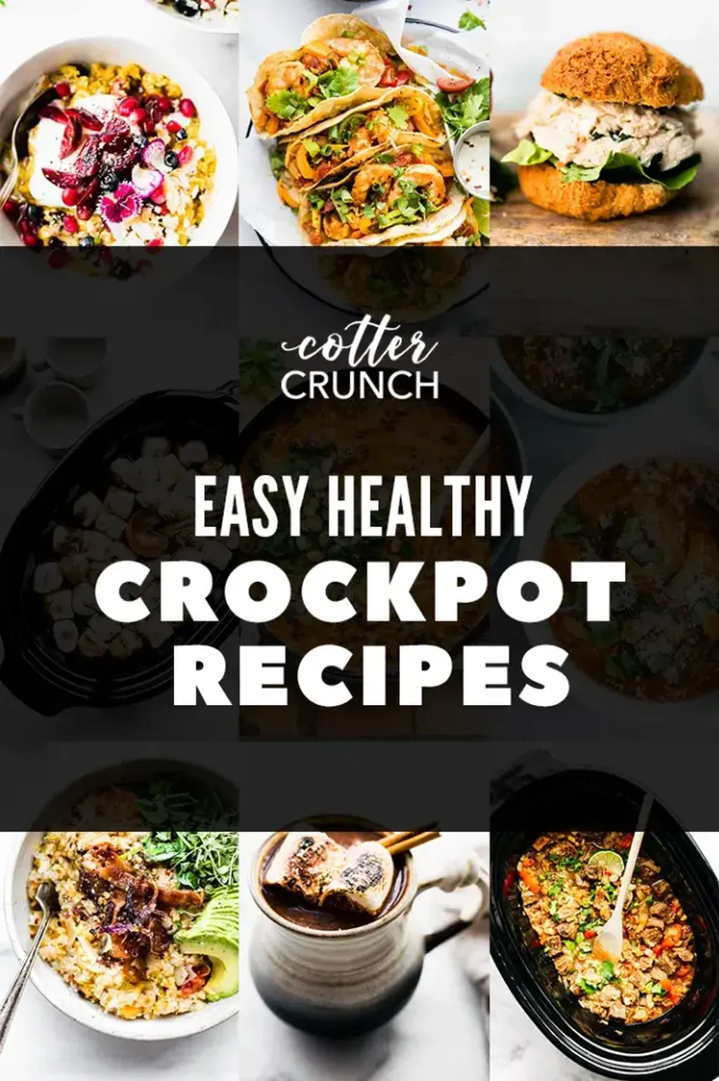 Easy Healthy Crockpot Recipes Roundup