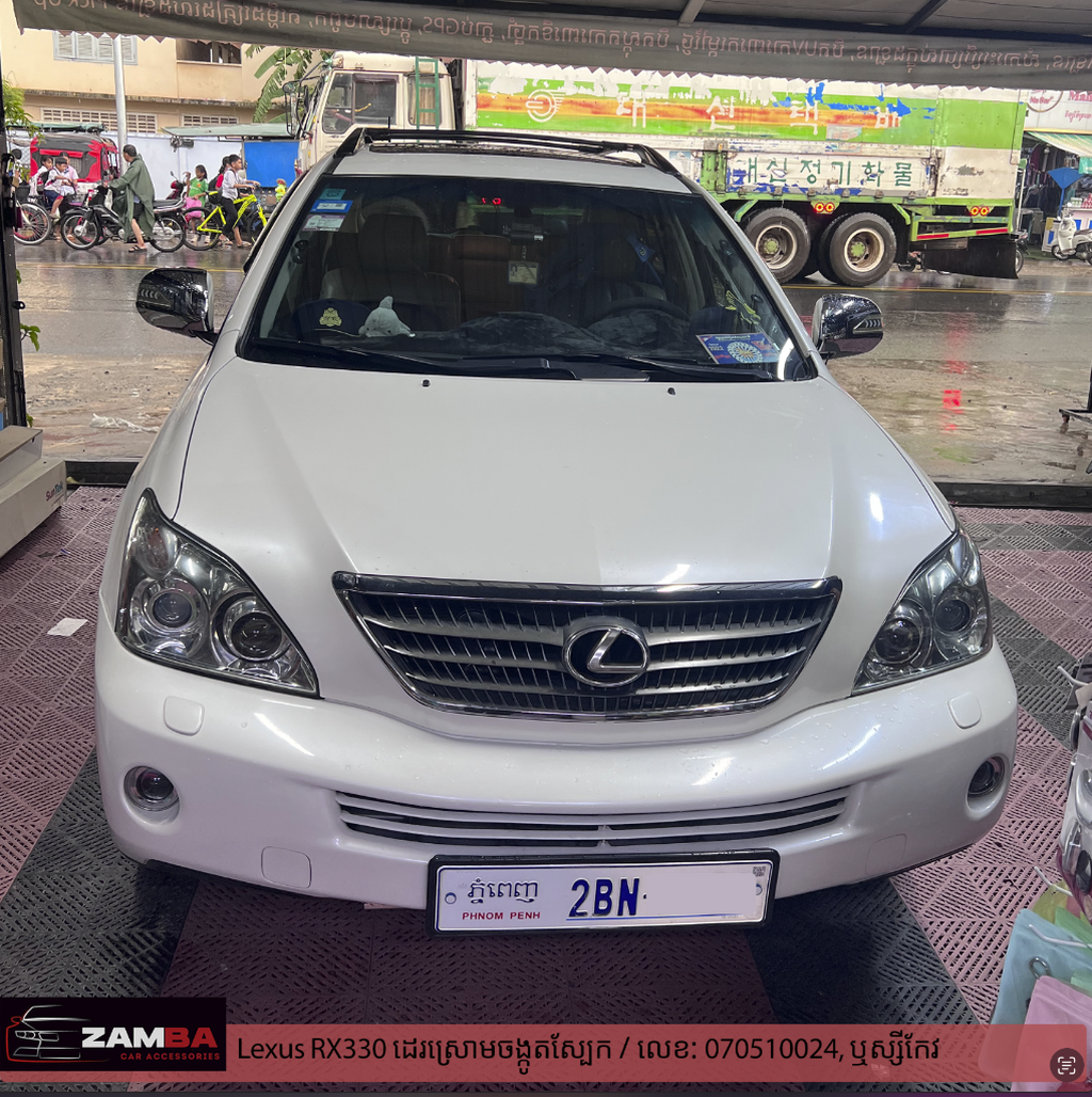 Lexus RX330 ដេរចង្កូតស្បែក