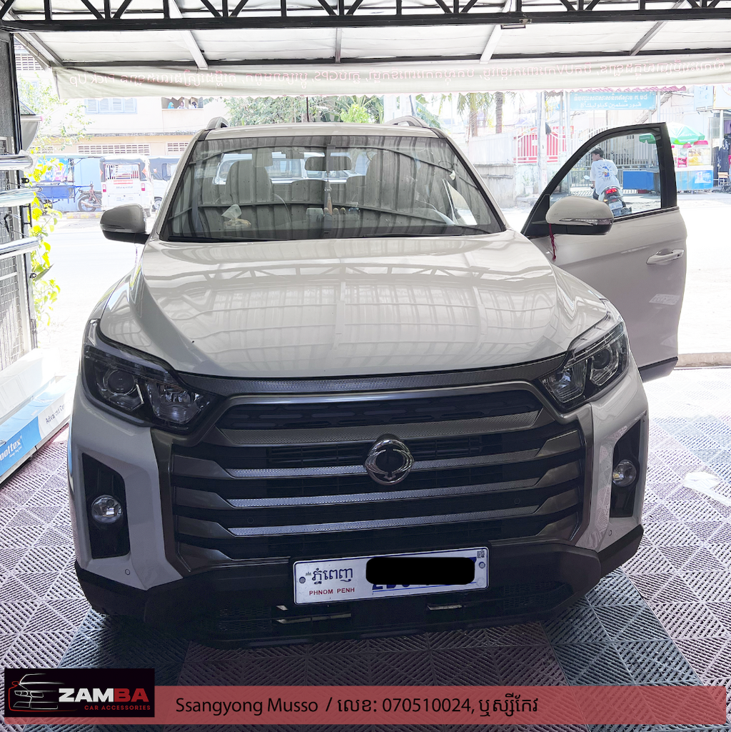Ssangyong Musso ដេរចង្កូតស្បែក