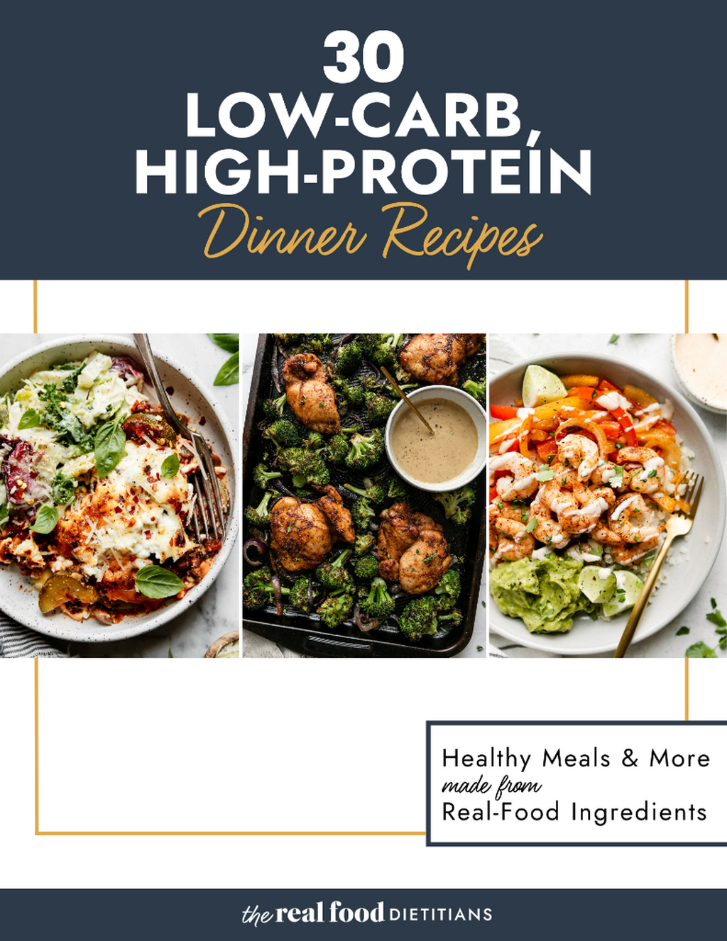 30 Low-Carb, High-Protein Dinner Recipes Ebook 