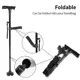 LED SafeStride: The Senior's Folding Cane with Alarm