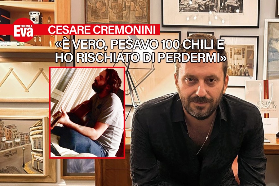 Con una foto Cesare Cremonini ricorda ai due milioni di fan social quanto era ingrassato: &laquo;Mi sono annientato per fare un disco&raquo; - EvaTremila