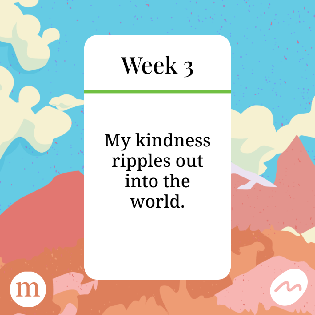 Affirmation Cards Challenge - week 3 affirmation