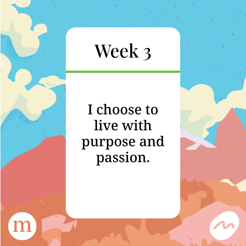 Affirmation Cards Challenge - week 4 affirmation