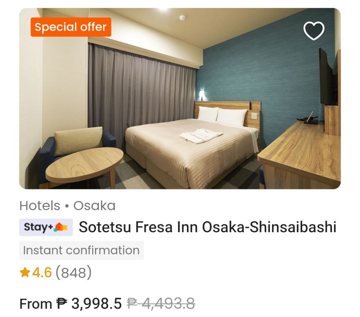 Sotetsu Fresa Inn Osaka Shinsaibashi [OSAKA]