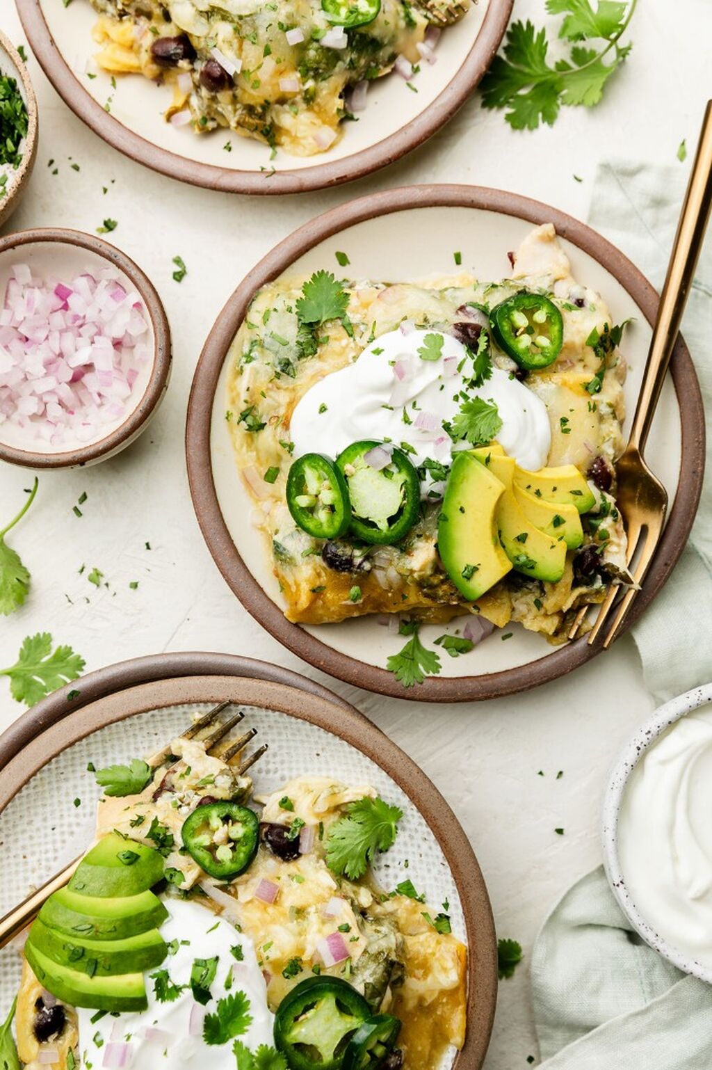 Green Chicken Enchilada Casserole (Sun Reel)