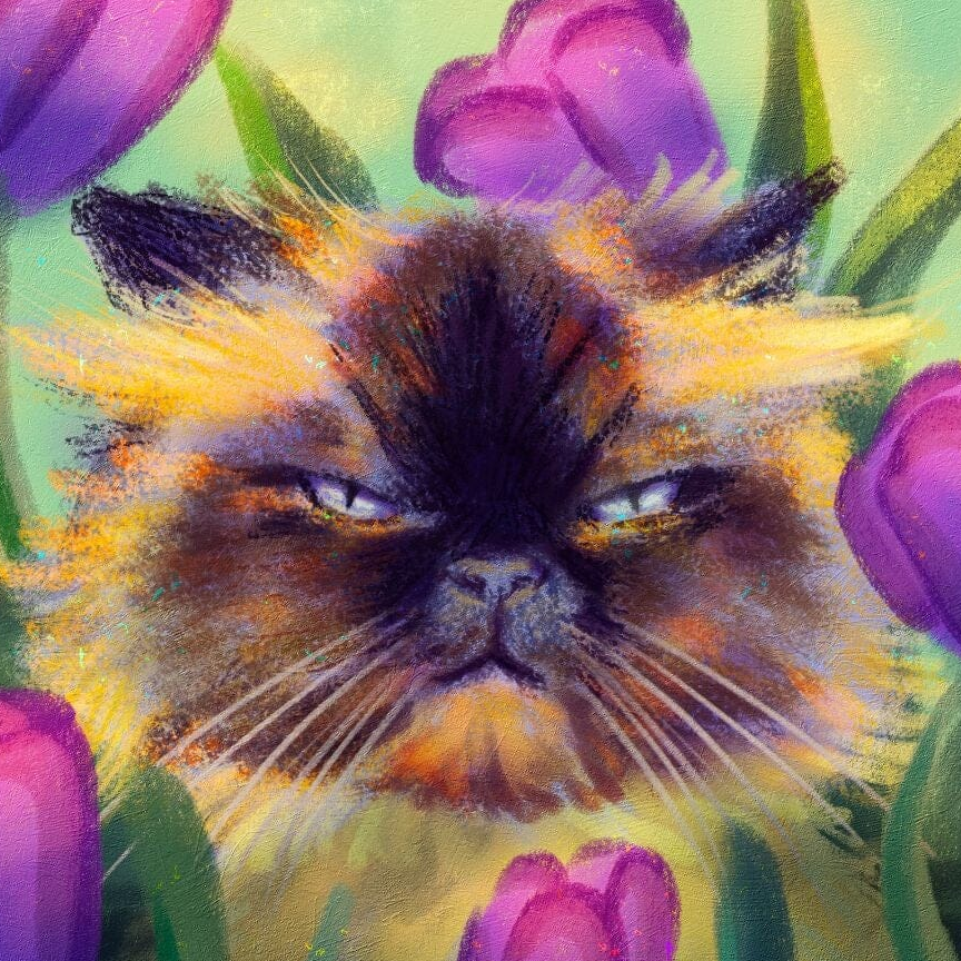 Custom Painted Pet Portraits