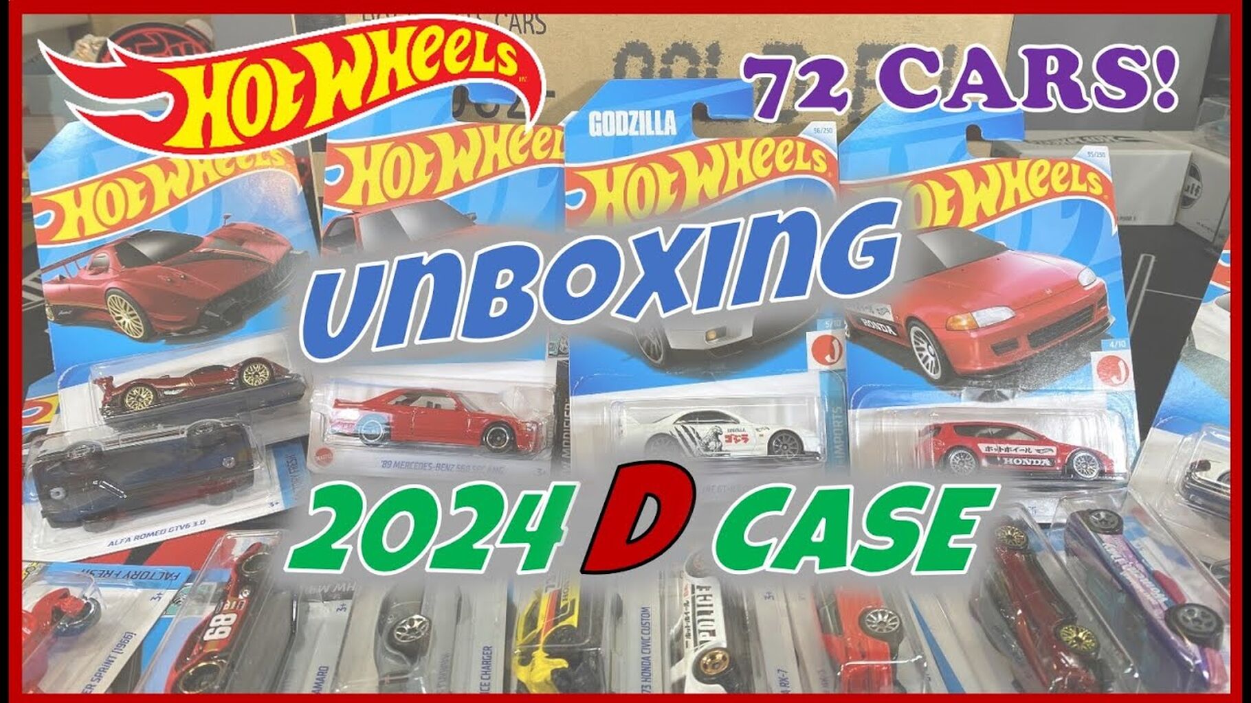 Unveiling the Hottest Wheels of 2024! 🔥 Hot Wheels D Case Unboxing - Lot's of JDM! #fyp