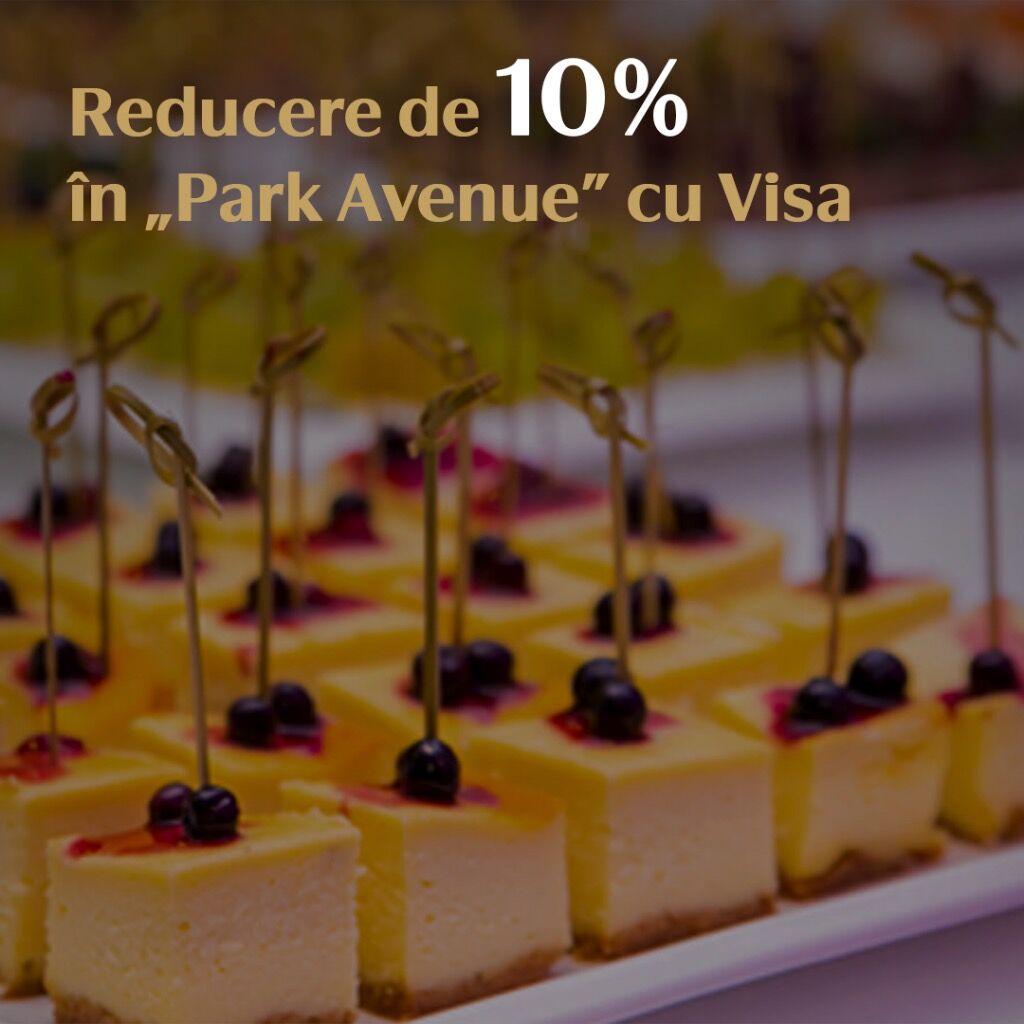 Reducere de 10% &icirc;n unul dintre cele mair rafinate restaurante din Chișinău &bdquo;Park Avenue&rdquo; cu Visa