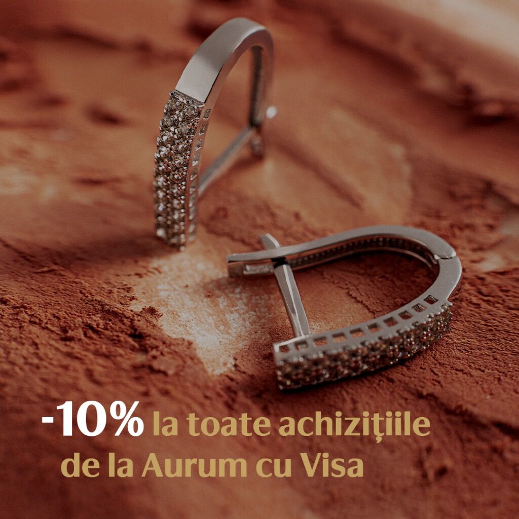 -10% la toate achizițiile de la Aurum cu Visa