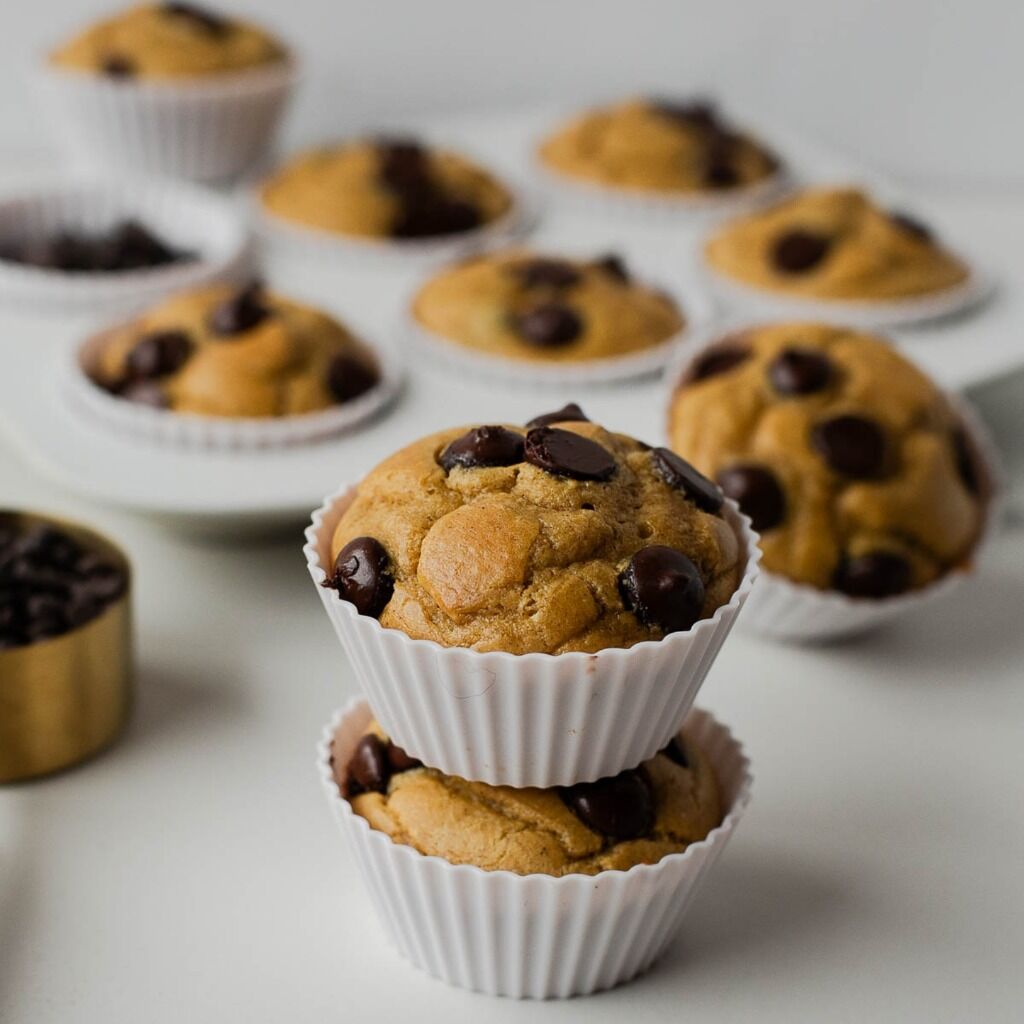 Chocolate Chip Chickpea Muffins