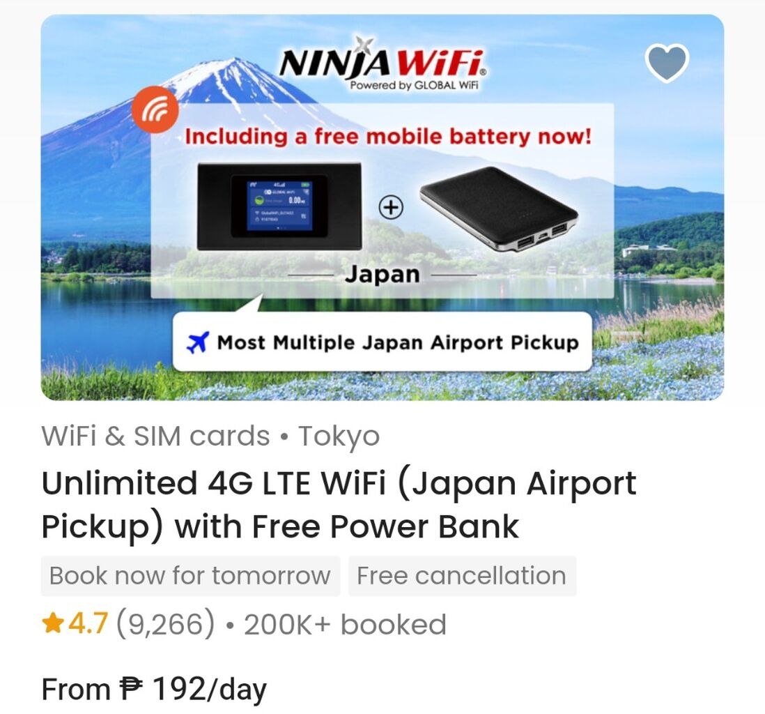 Ninja Wifi (pocket wifi)