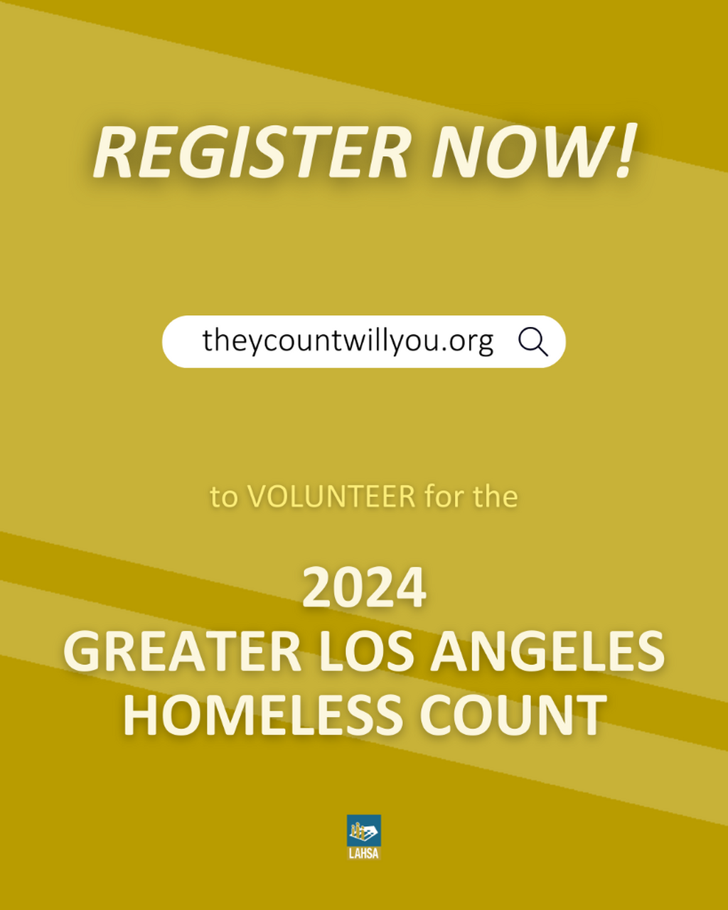 Register to volunteer for the 2024 homeless count