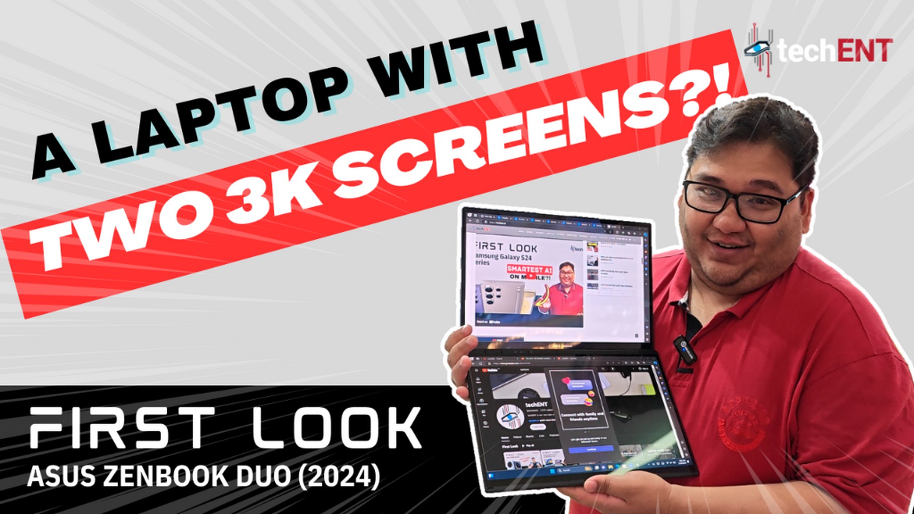  ASUS ZenBook Duo (2024) First Look | techENT 
