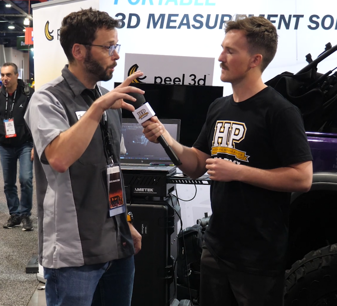 Interview with Francois from the peel 3d team at SEMA 2022: Unlocking the potential of 3D scanning
