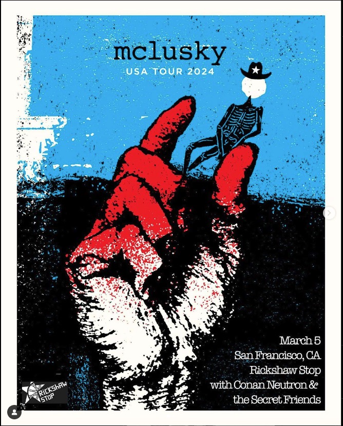 3/5/2024 - SF, CA - Mclusky & Conan Neutron & the Secret Friends 
