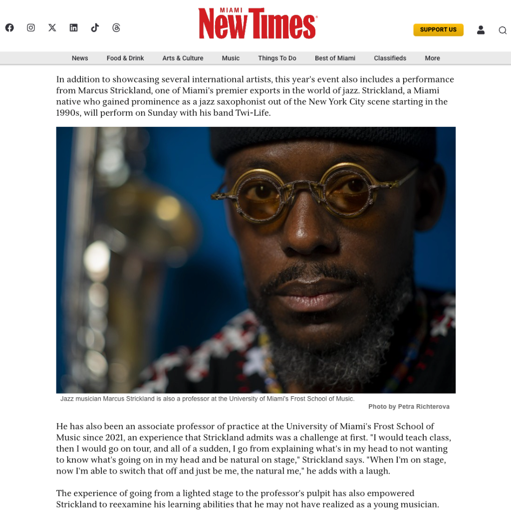 Miami New Times article - GroundUP - JAN 26
