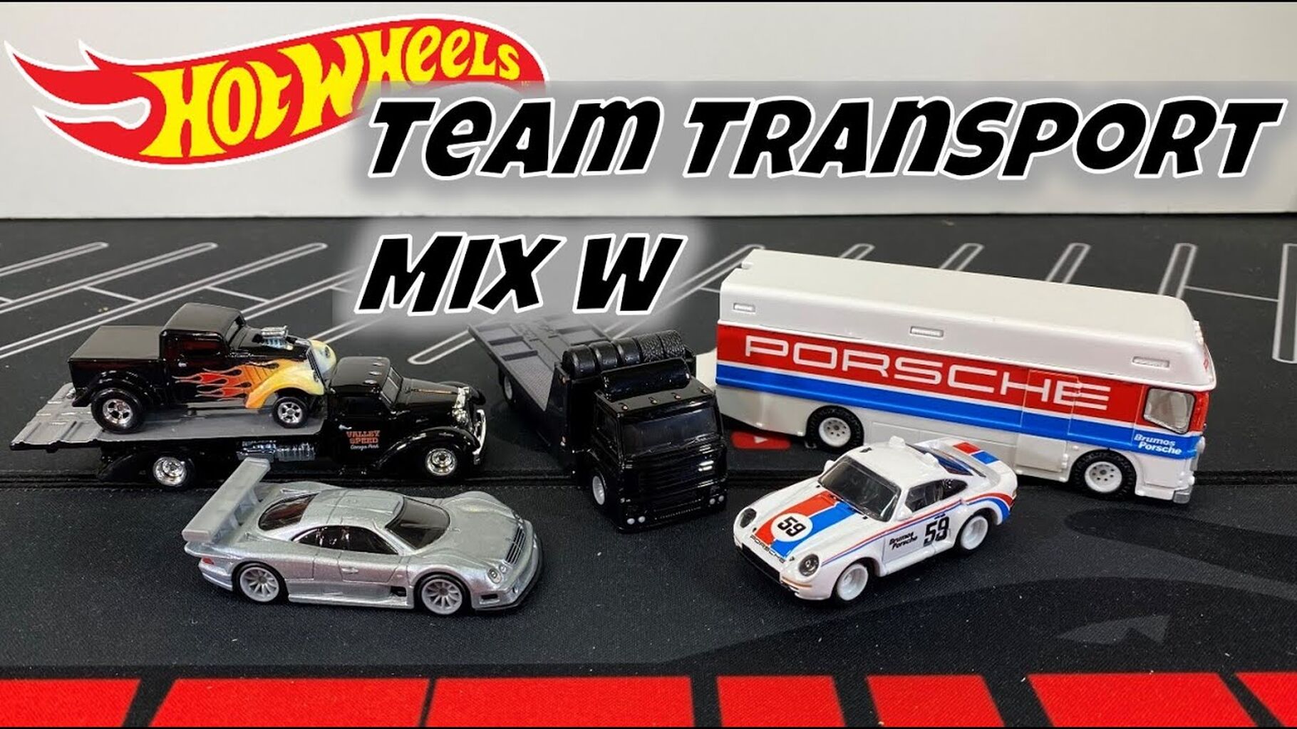 Ultimate Thrills Unleashed! Hot Wheels Team Transport Mix W Unboxing - Rev Up the Excitement! #fyp