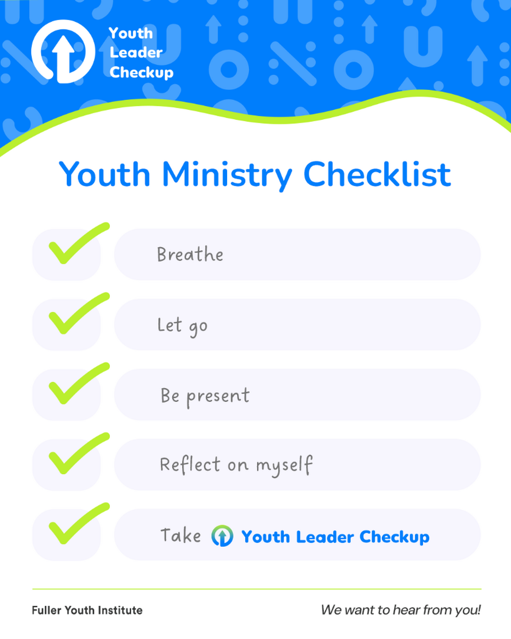 Take the Youth Leader Checkup