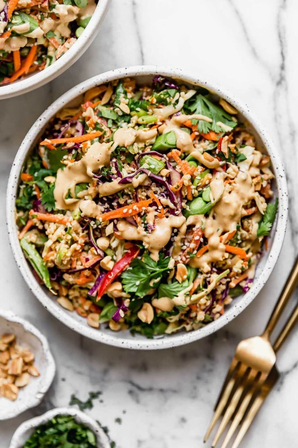 Thai Peanut Quinoa Salad (Wed Reel)