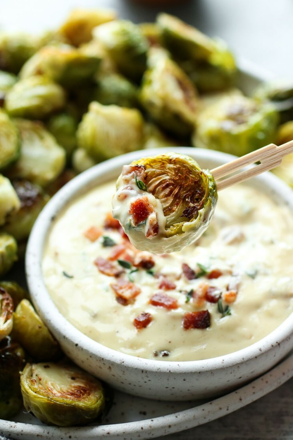 Roasted Brussels Sprouts with Aioli (Sat Reel)