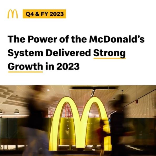 McDonald's Q4 FY 2023 Earnings