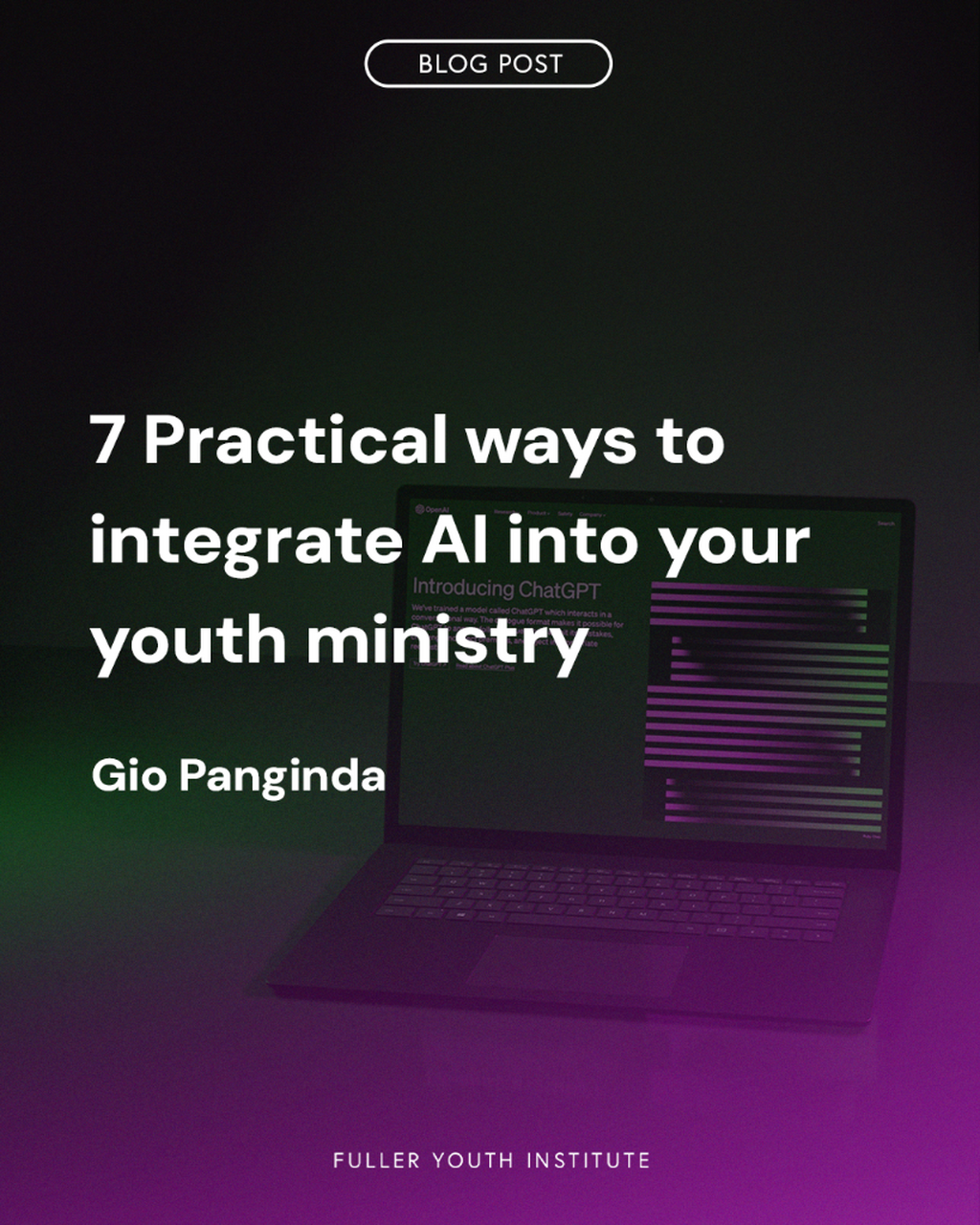 7 Practical ways to integrate AI into your youth ministry