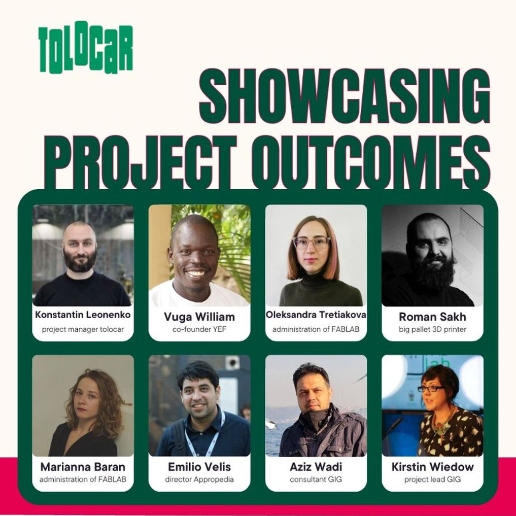 Showcasing Project Tolocar Outcomes - Call 1 - Registration