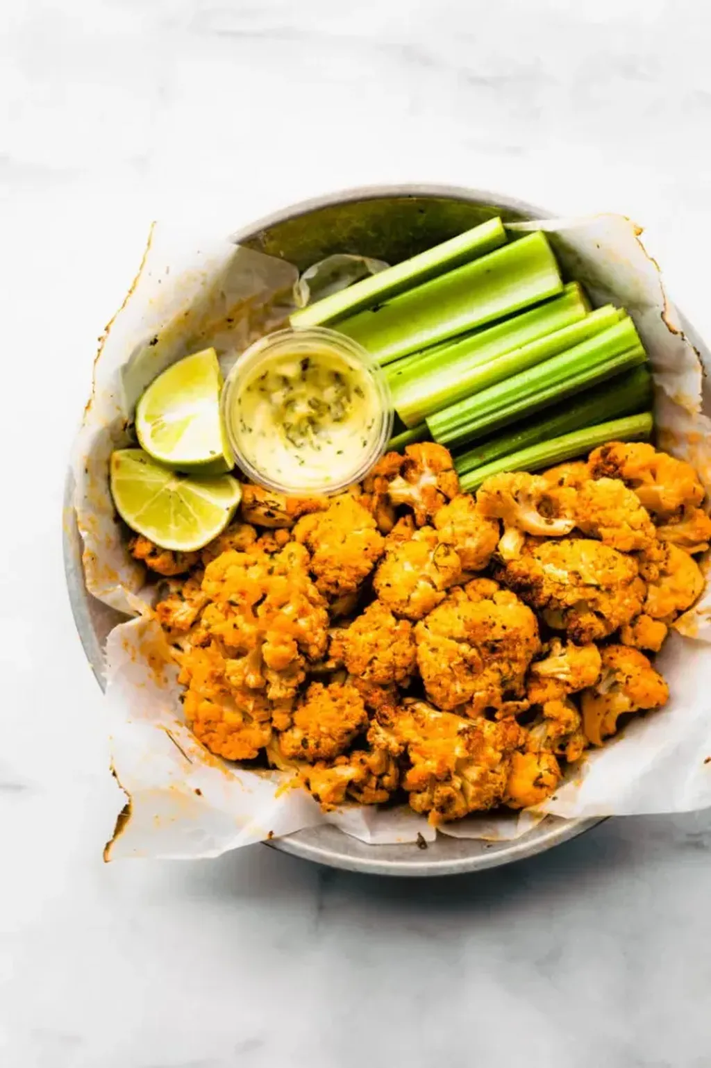 Air Fryer Buffalo Cauliflower