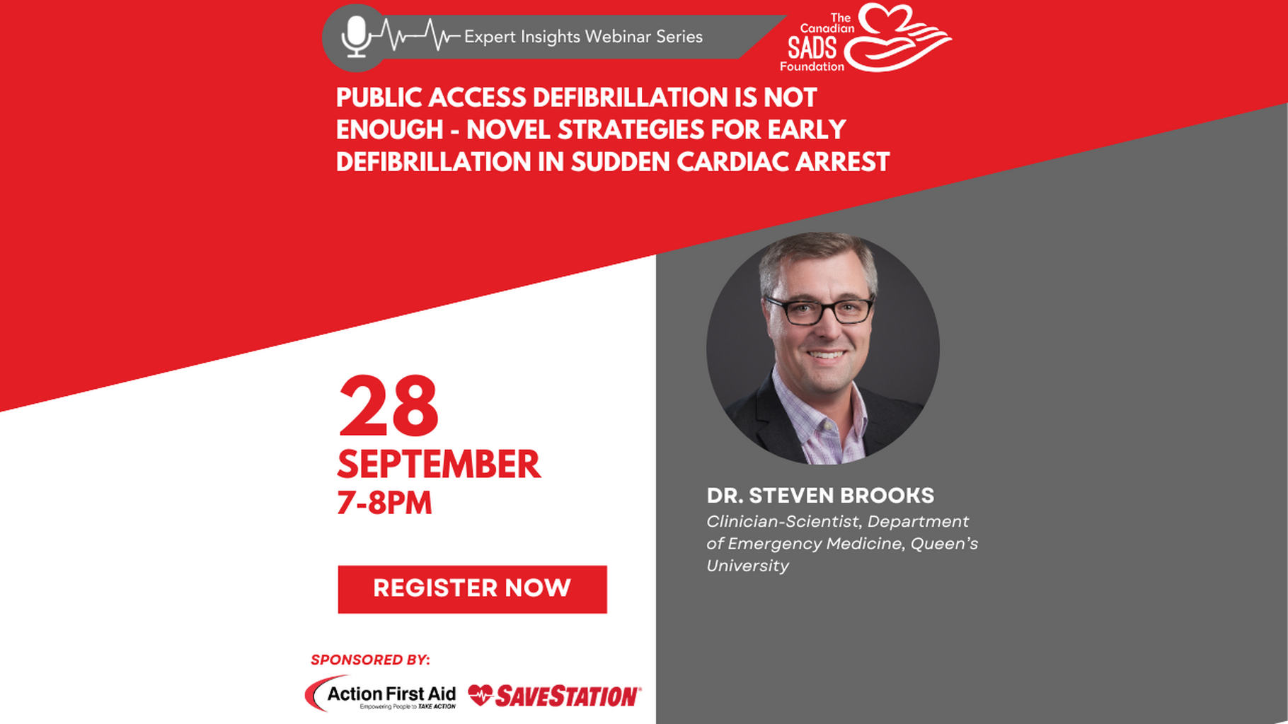 SADS Expert Insights: Public Access Defibrillation is Not Enough - Novel Strategies for Early Defibrillation in Sudden Cardiac Arrest - The Canadian SADS Foundation