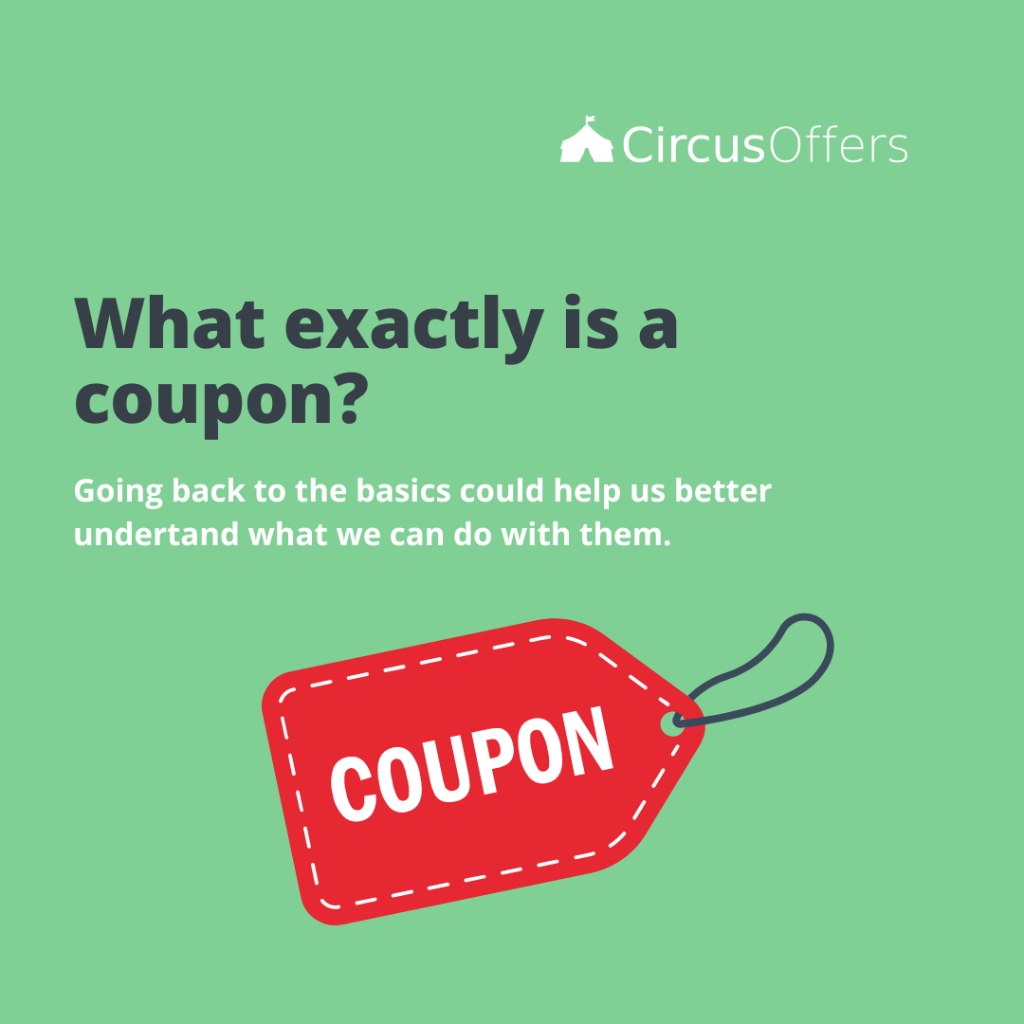 What exactly is a coupon?