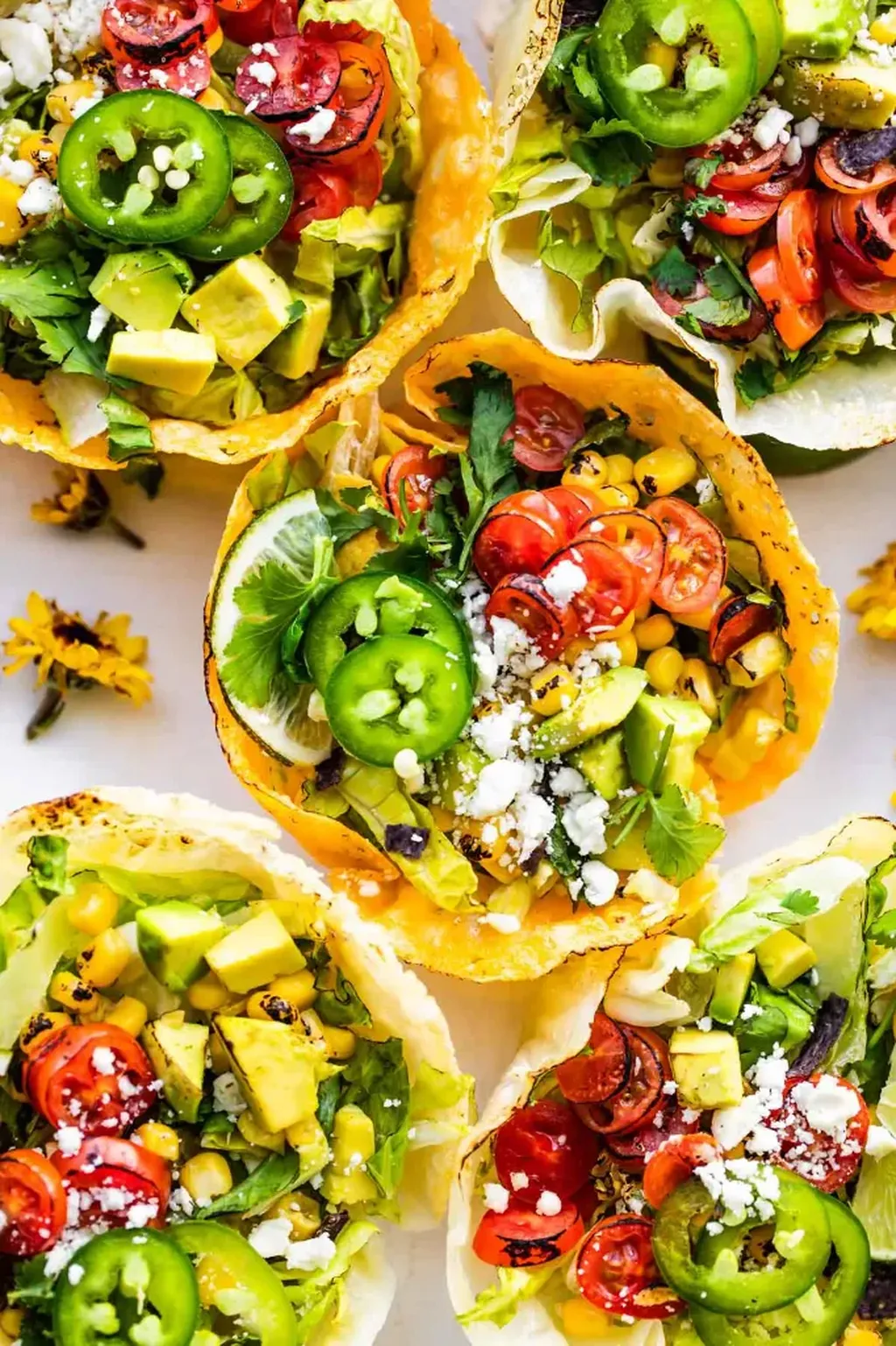 Keto Taco Salad Cheese Bowls