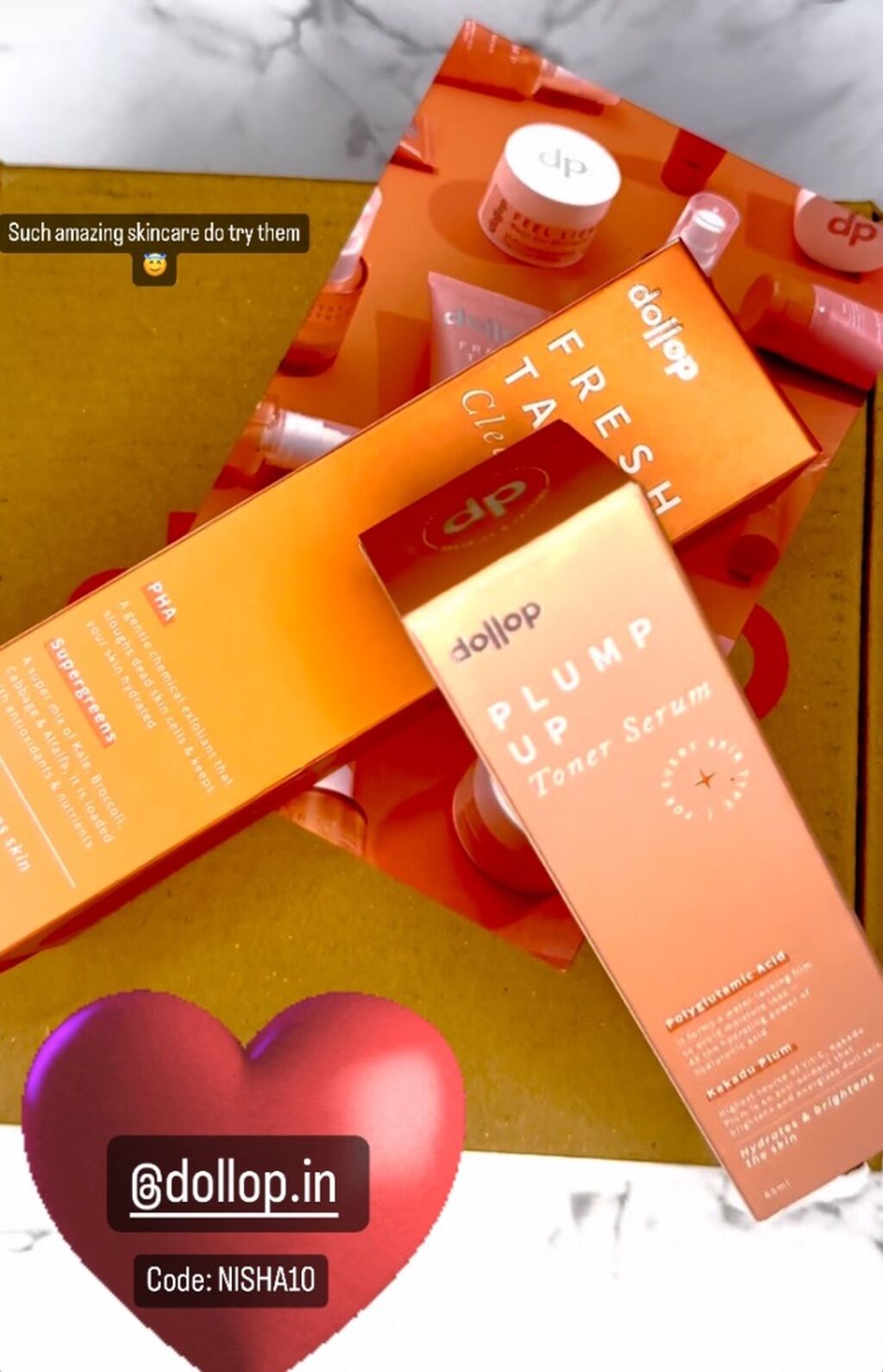Dollop coupon code : NISHA10