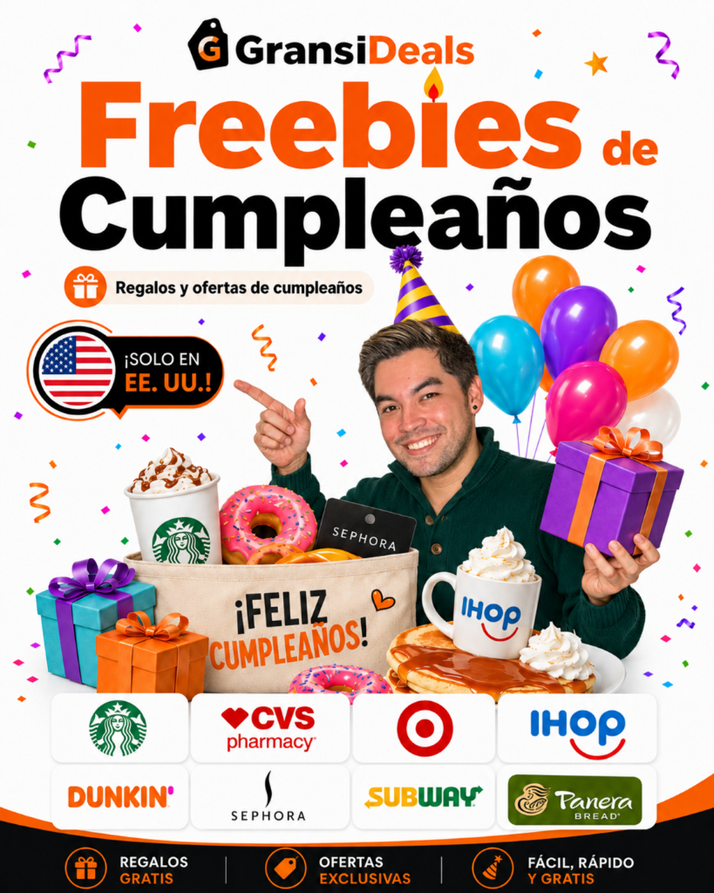 Mas de 100 Regalos en Tu Cumplea&ntilde;os