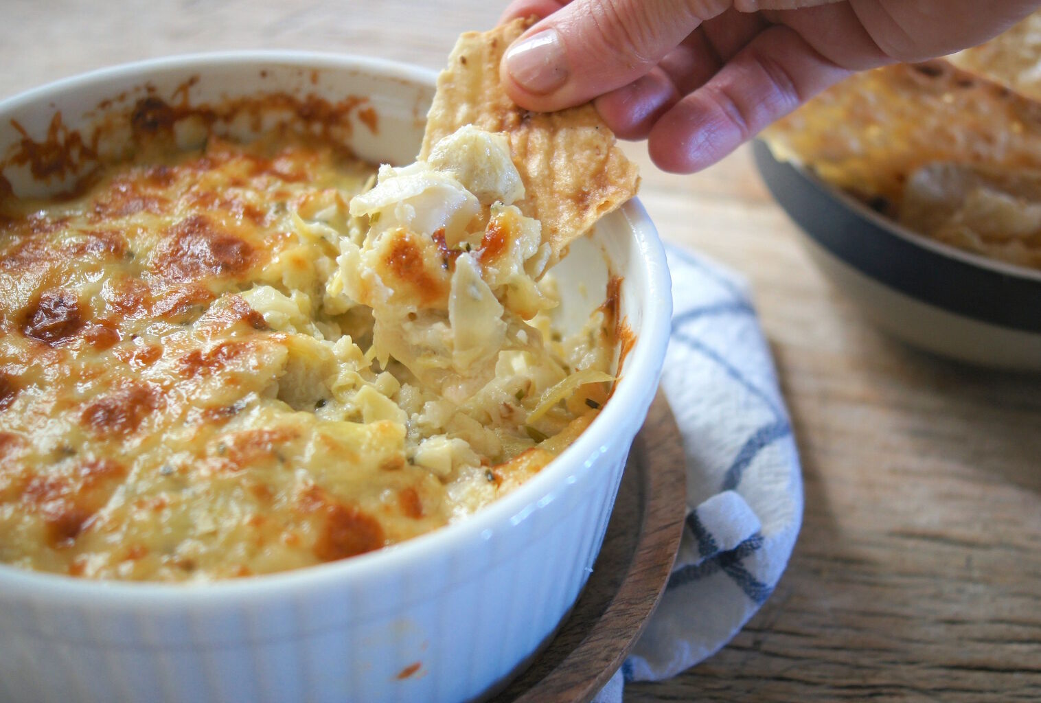 Lighter Artichoke Cauliflower Dip: A Healthier Game Day Classic - Mom