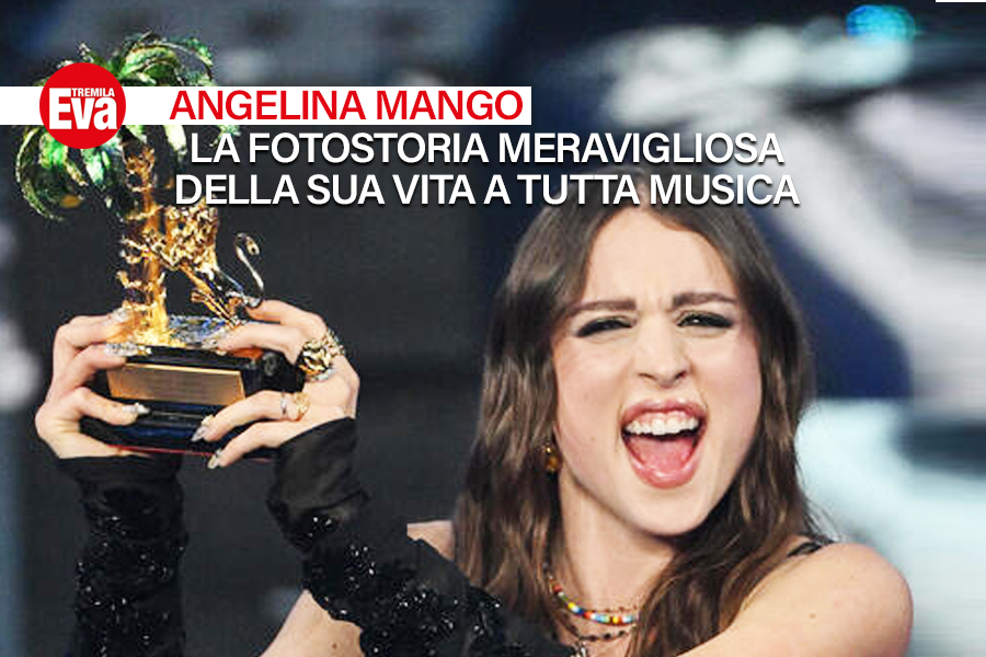 Angelina Mango, un trionfo a Sanremo dedicato a pap&agrave; Pino: ecco la fotostoria pi&ugrave; bella della sua vita, dall'infanzia alla vittoria all'Ariston - EvaTremila