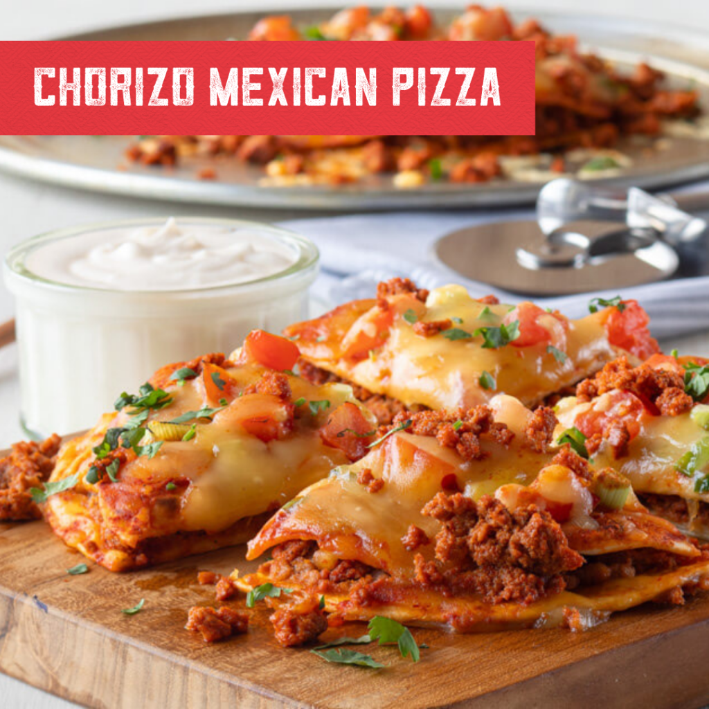 Chorizo Mexican Pizza