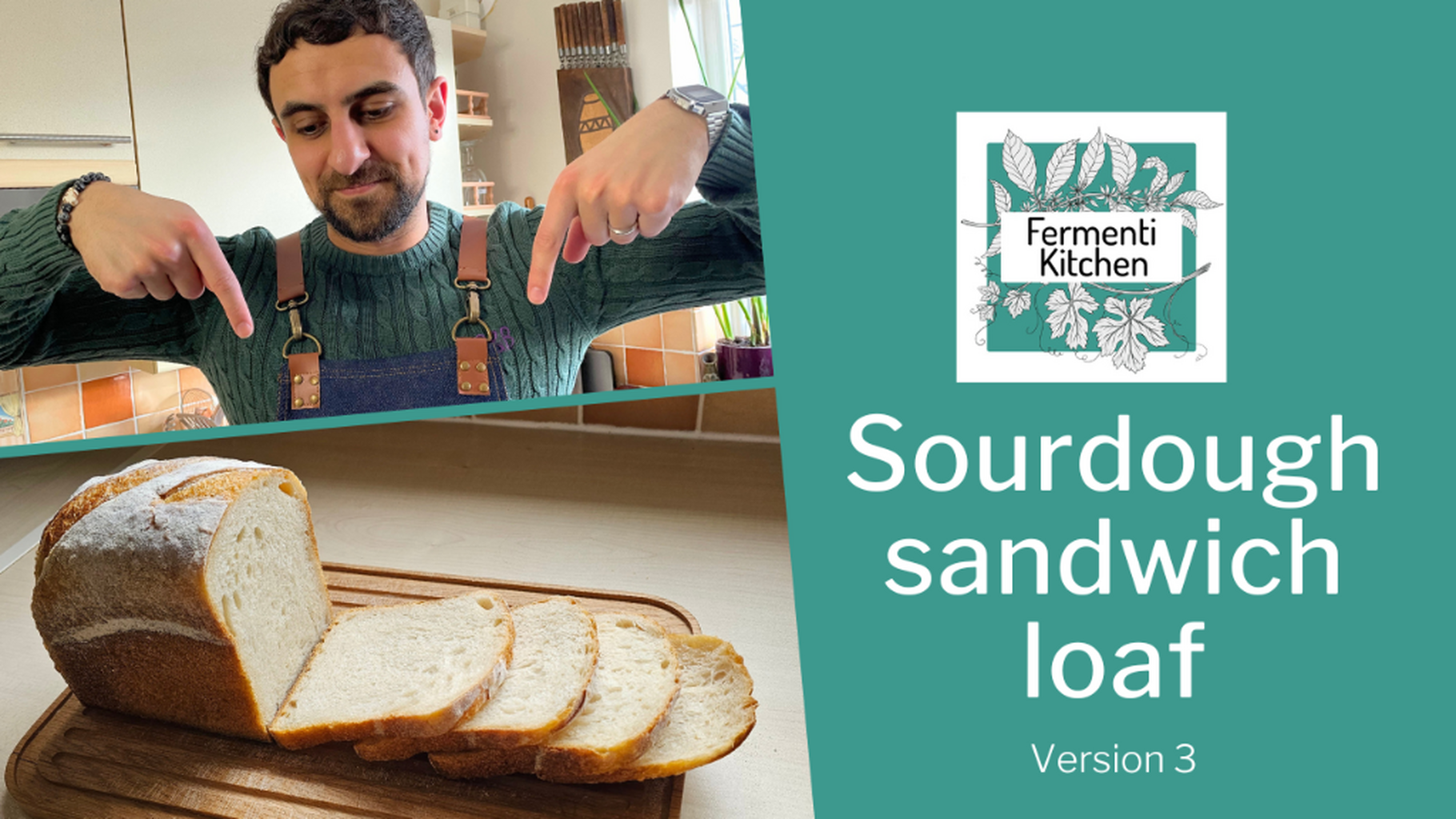 Sourdough Sandwich Loaf (V3)