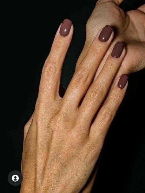 Burgundy nail polish