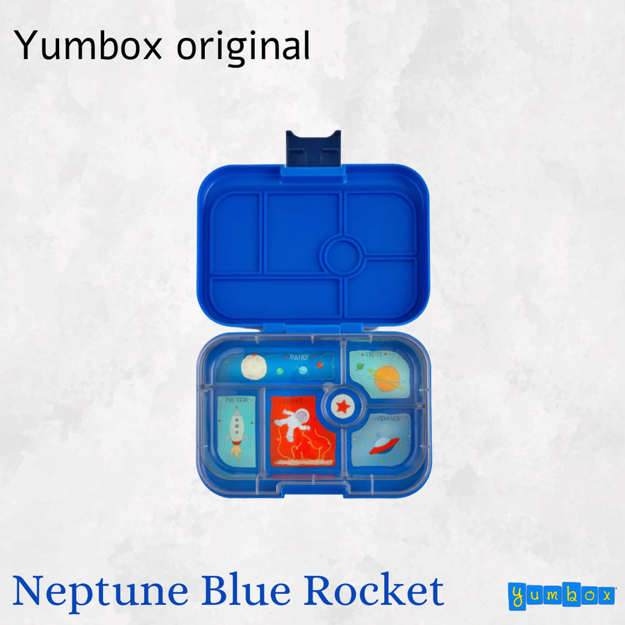 Yumbox Original Neptune Blue Rocket - Kotak Bekal Anak dan Dewasa