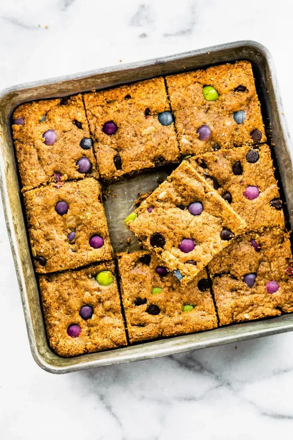 Gluten Free Monster Cookie Bars