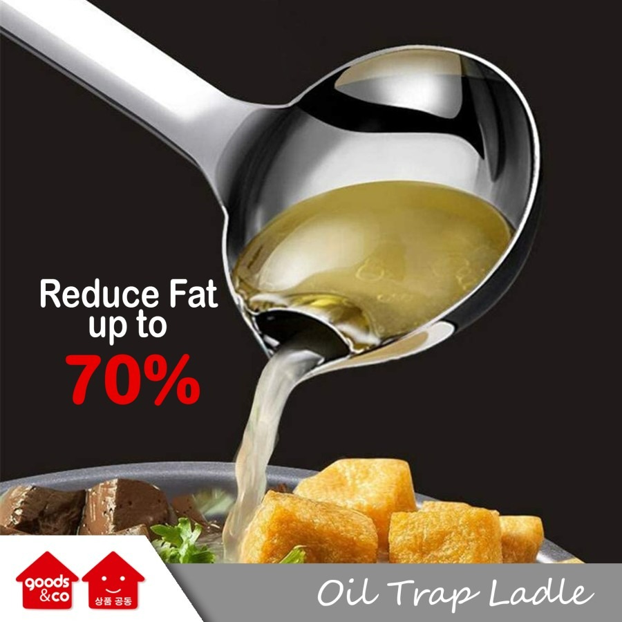 Centong Ladle Soup Pemisah Minyak/ Ladle Soup STAINLESS STEEL PREMIUM