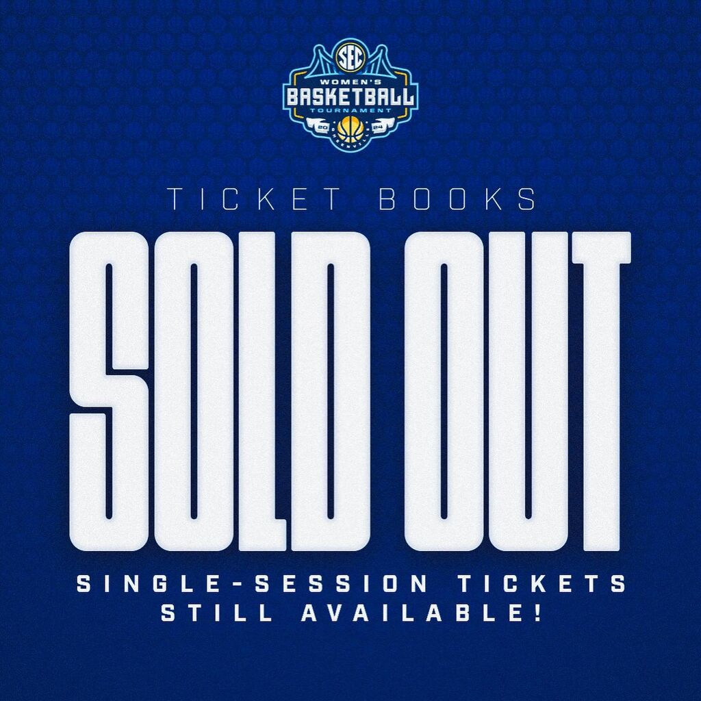 SEC WBB Tournament Books Sold Out