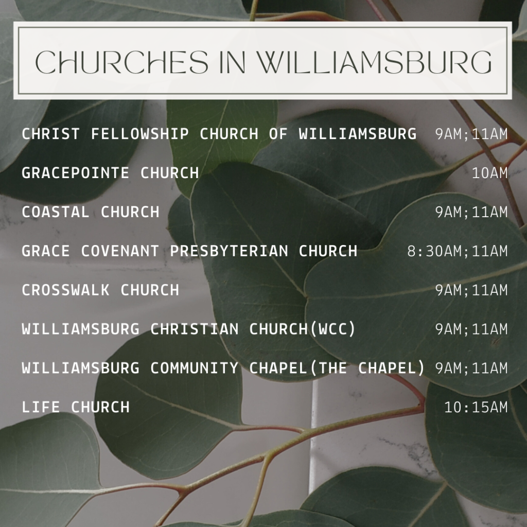 Check out our local churches!