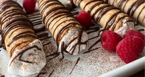 Cinnamon Chocolate Coconut Cannoli - Carbonaut